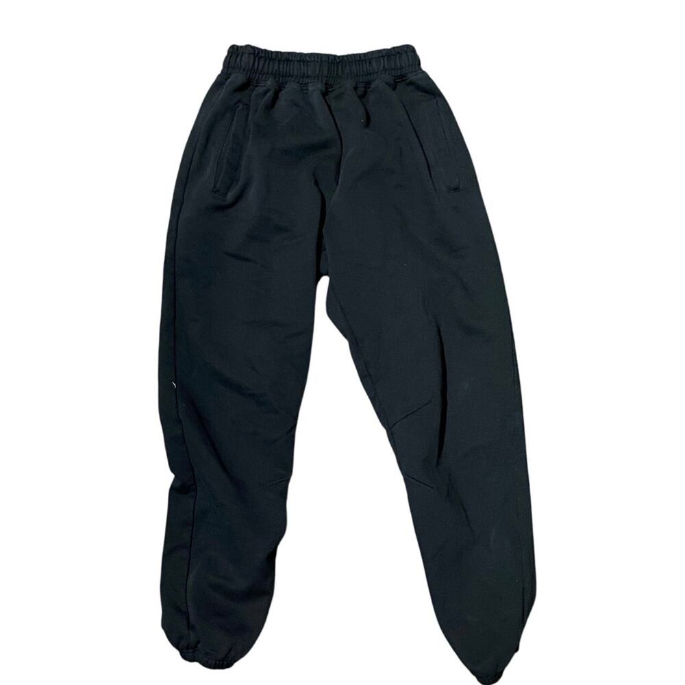 Hours Black Sweatpants Joggers Size Large